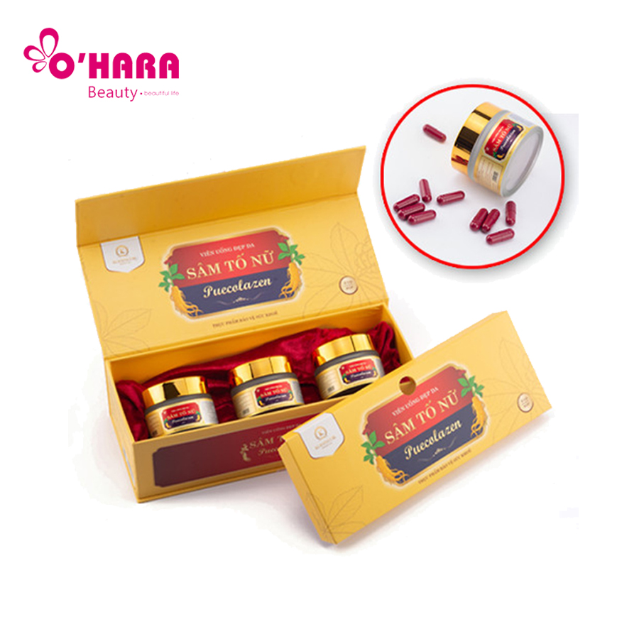 Viên Uống Sâm Tố Nữ Puecolazen – Đẹp Da, Bổ Sung Collagen Và Làm Chậm Quá Trình Lão Hóa