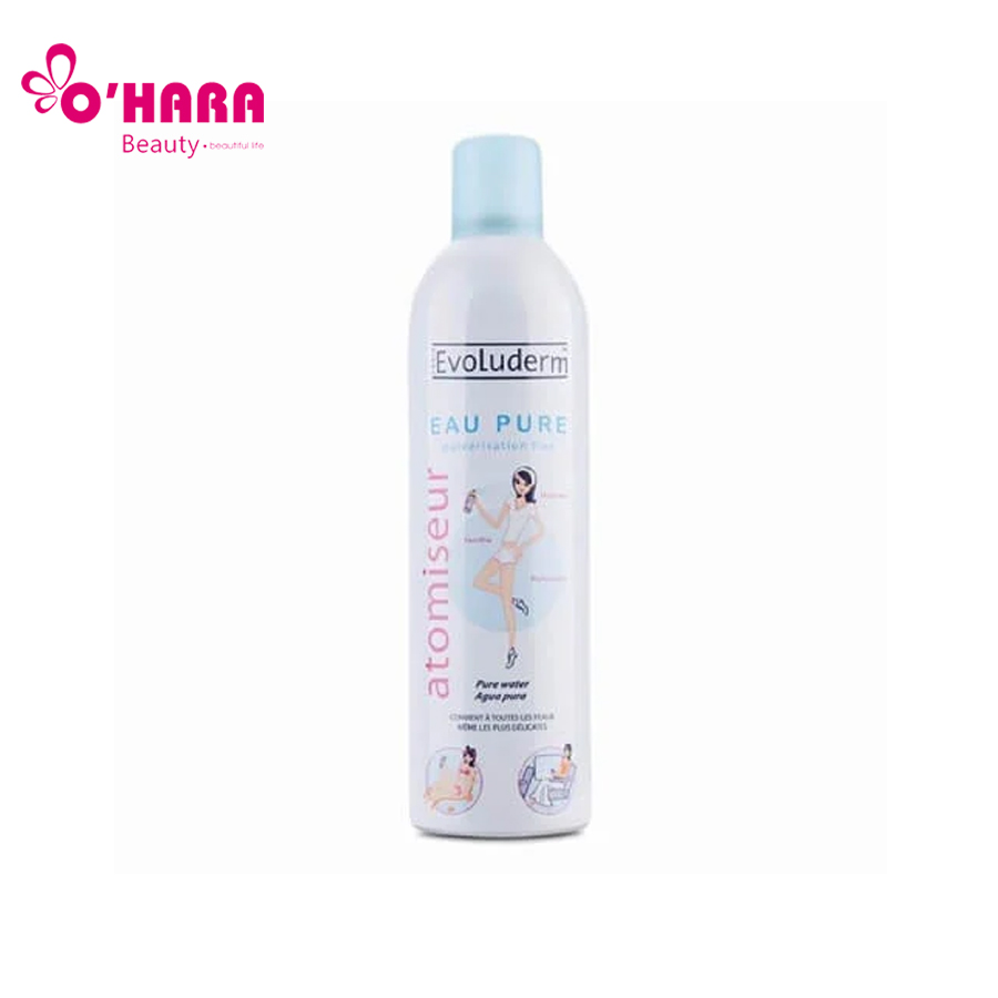 Xịt Khoáng Evoluderm Atomiseur Eau Pure 400ml – Cấp Ẩm Da Nhanh Chóng, Hiệu Quả