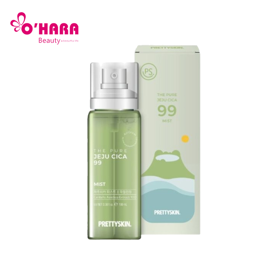 Xịt Khoáng Rau Má Pretty Skin – Dưỡng Ẩm, Phục Hồi Da Hiệu Quả