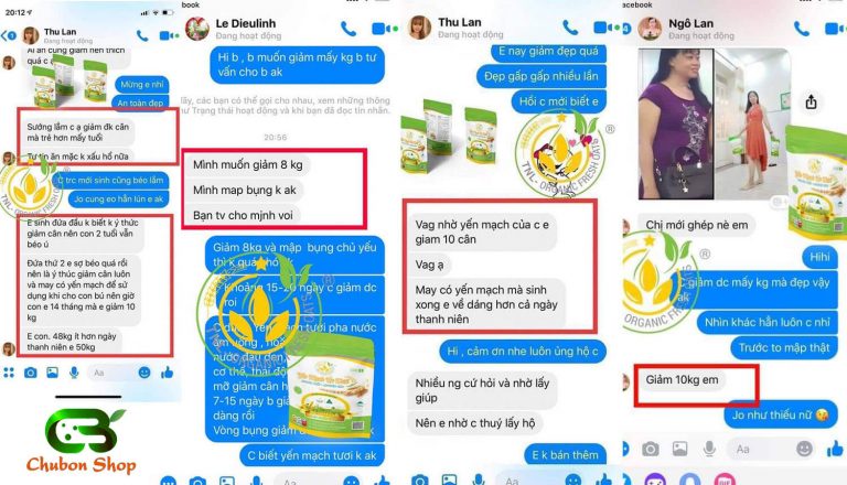 Cảm nhận của khách hàng sau khi sử dụng Yến mạch úc 