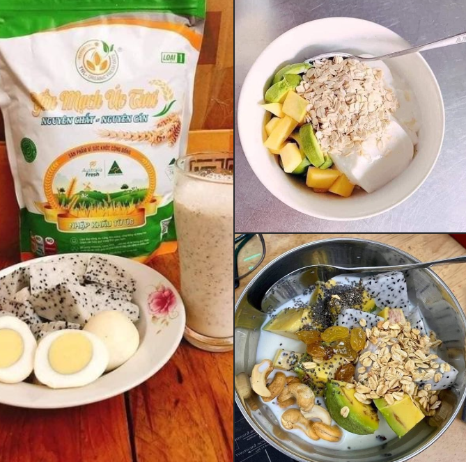 Yến mạch úc tươi