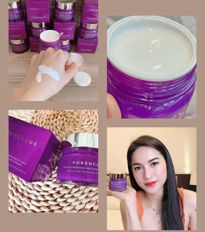 Sản phẩm này nằm trong bộ 3 kem dưỡng đình đám của thương hiệu Forencos