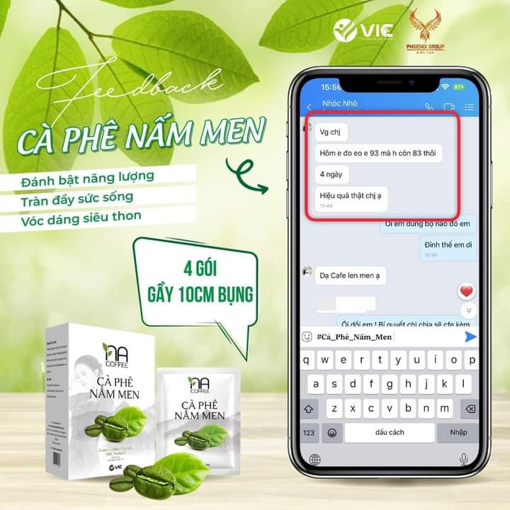 Đánh giá từ người dùng sau khi sử dụng Cà Phê Nấm Men