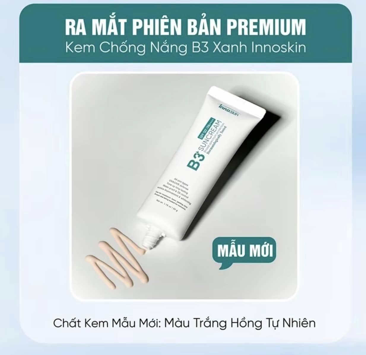 Kem Chống Nắng B3 Innoskin mẫu mới