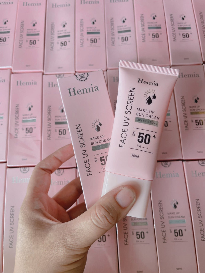 Kem Chống Nắng Hemia – Chống Nắng Bảo Vệ Da, Cấp Ẩm và Dưỡng Trắng Da Hiệu Quả