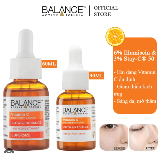 Cách phân biệt Serum Dưỡng Trắng Balance Vitamin C thật giả?