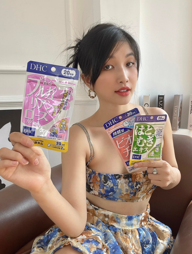 Viên uống thơm cơ thể DHC hoa hồng 20 ngày