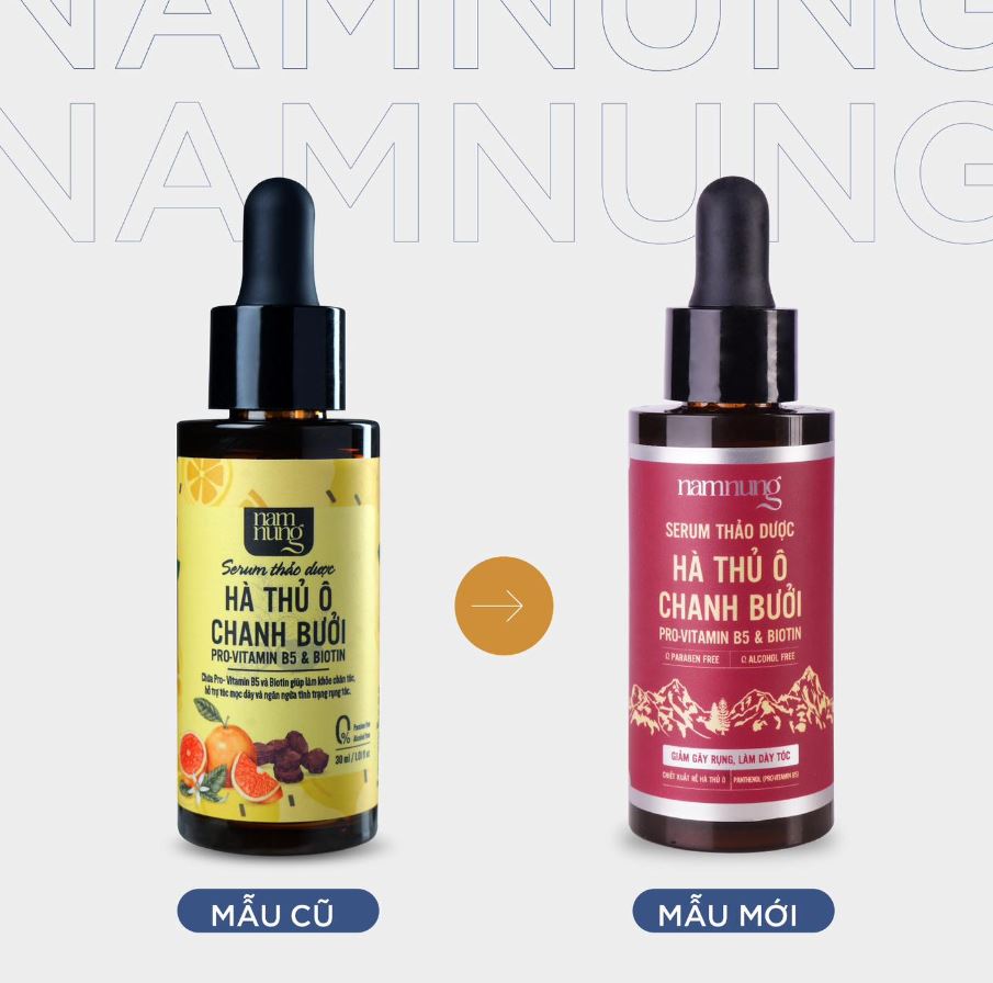 Serum thảo dược Hà Thủ ô Chanh Bưởi