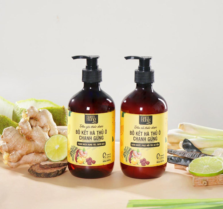 Thành phần từ thiên nhiên - Lời giải cho mái tóc yếu đuối