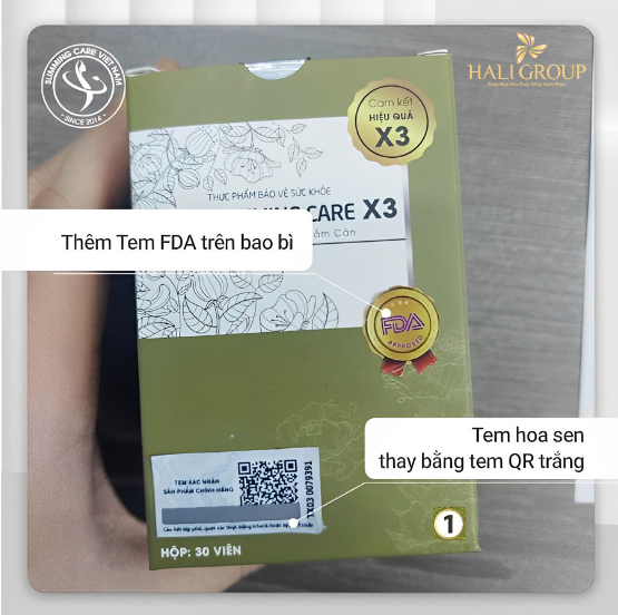 Sản phẩm mới Slimming Care X3