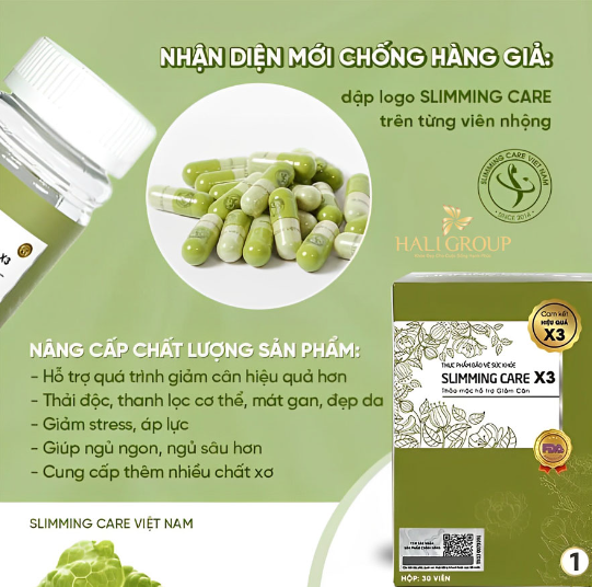 Sản phẩm mới Slimming Care X3
