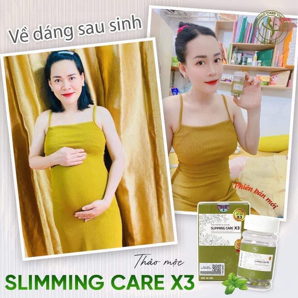 Mẹ sau sinh giảm cân thành công sau 3 hộp 