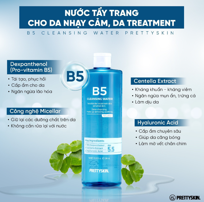 Nước Tẩy Trang B5 Pretty Skin