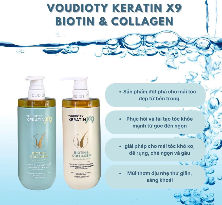 Gội Xả Voudioty Keratin X9 có tốt không?