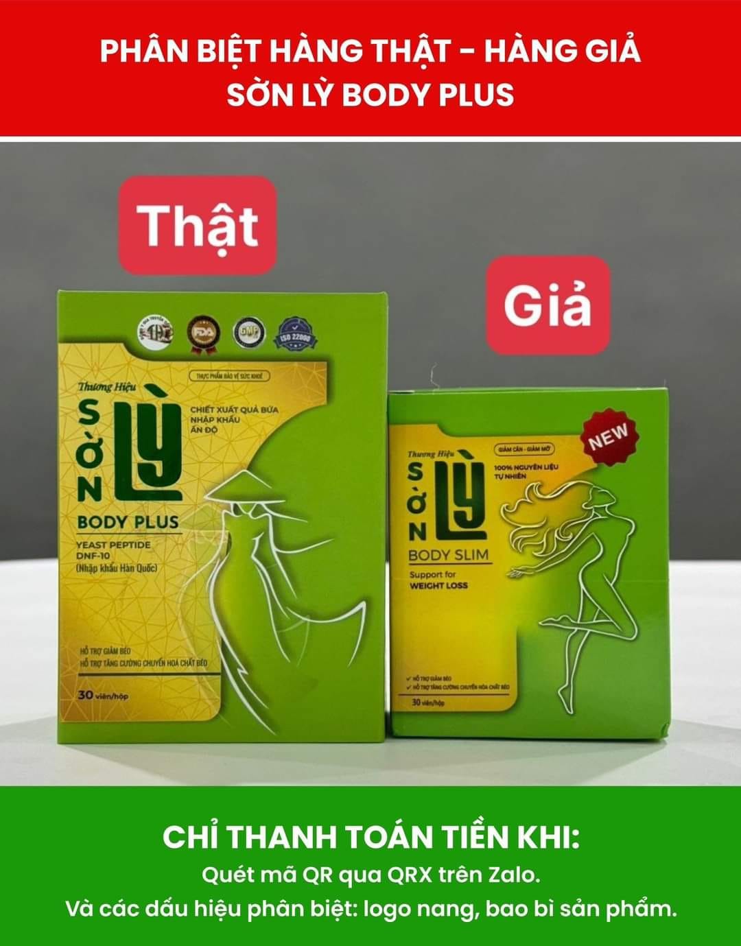 [CHÍNH HÃNG] Sờn Lỳ Body Plus Giảm Cân Hiệu Quả