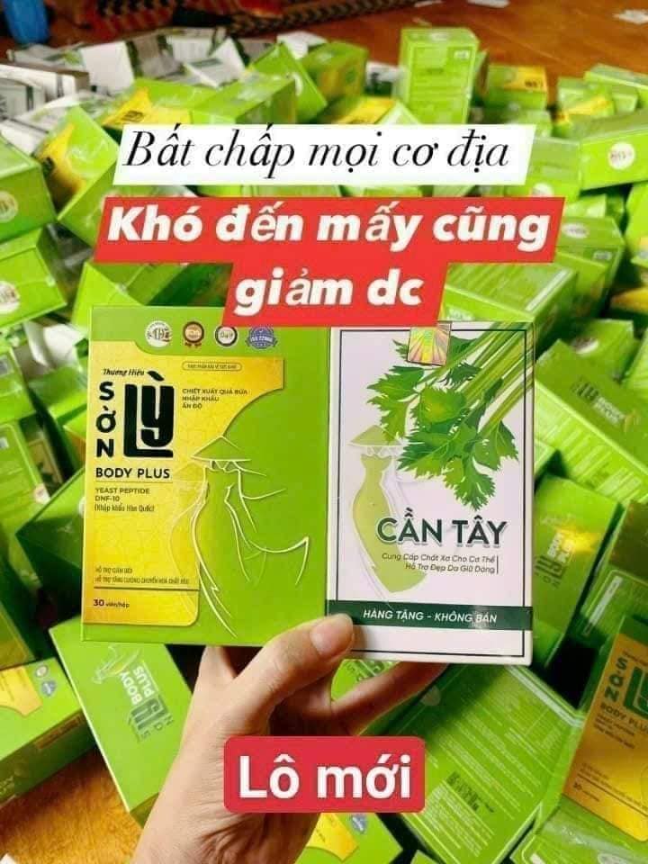 [CHÍNH HÃNG] Sờn Lỳ Body Plus Giảm Cân Hiệu Quả
