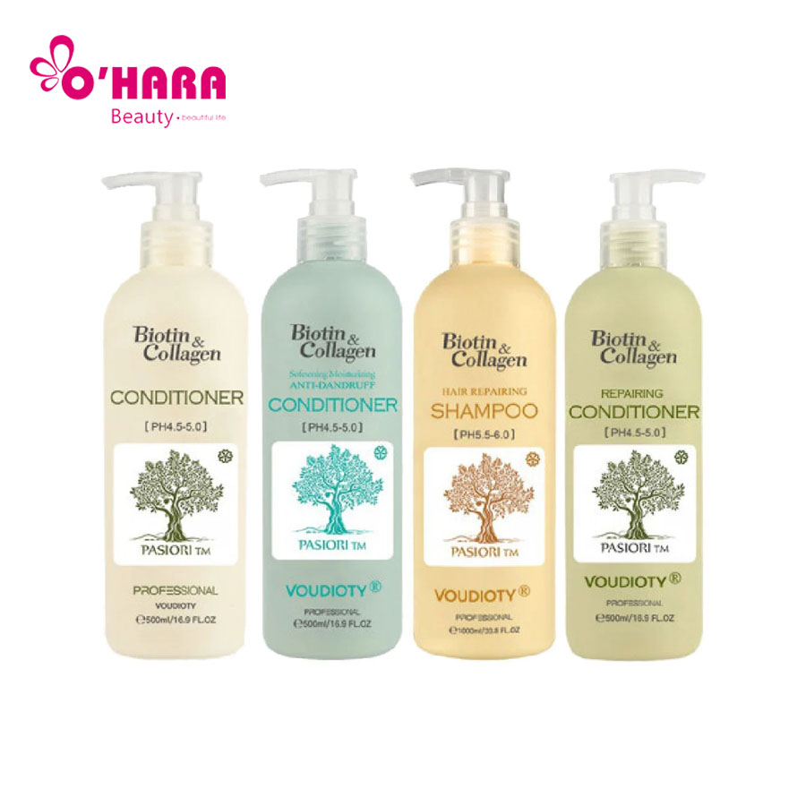 Cặp Dầu Gội Biotin Collagen Pasiori Mẫu Mới – PhụcHồi Tóc Hư Tổn