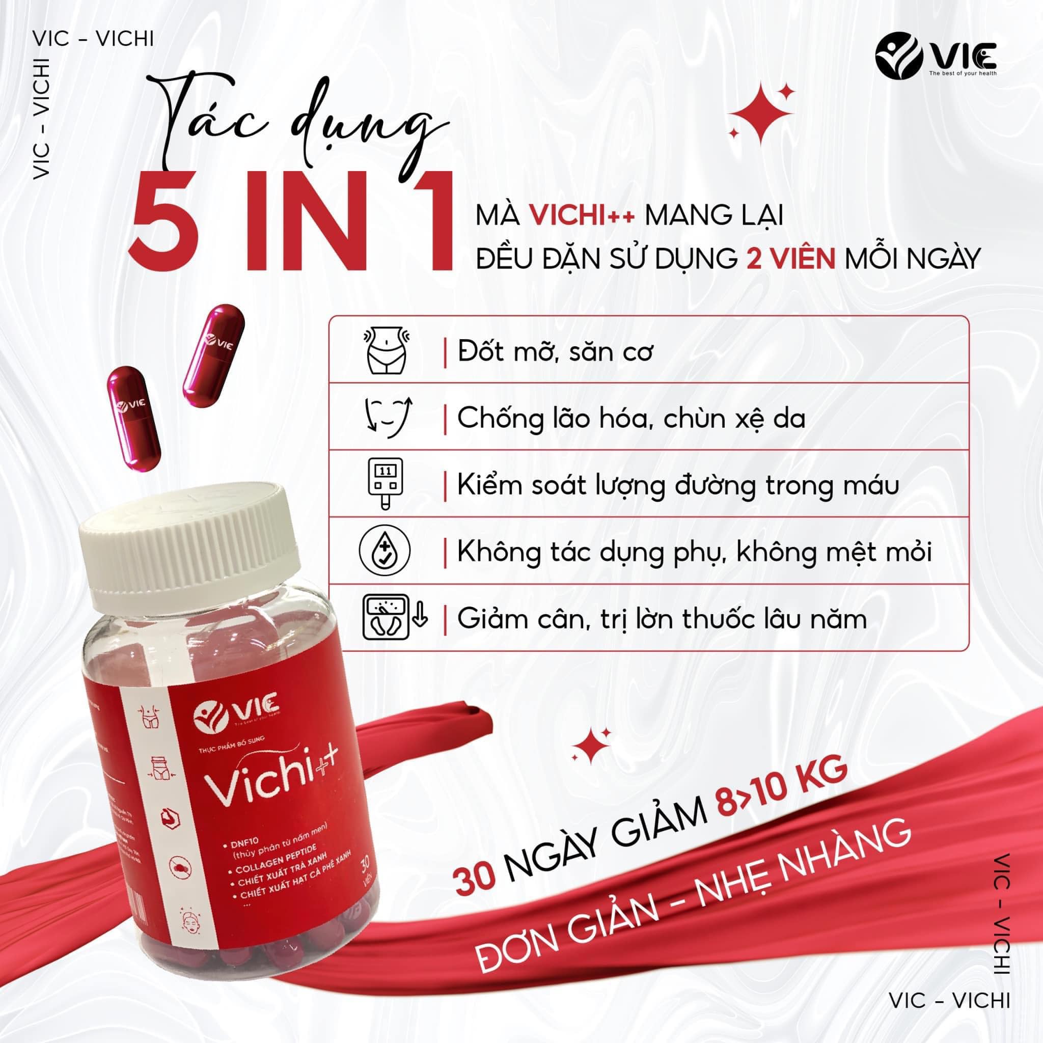 Sản phẩm Vichi giảm cân được nhiều khách hàng sử dụng hiệu quả