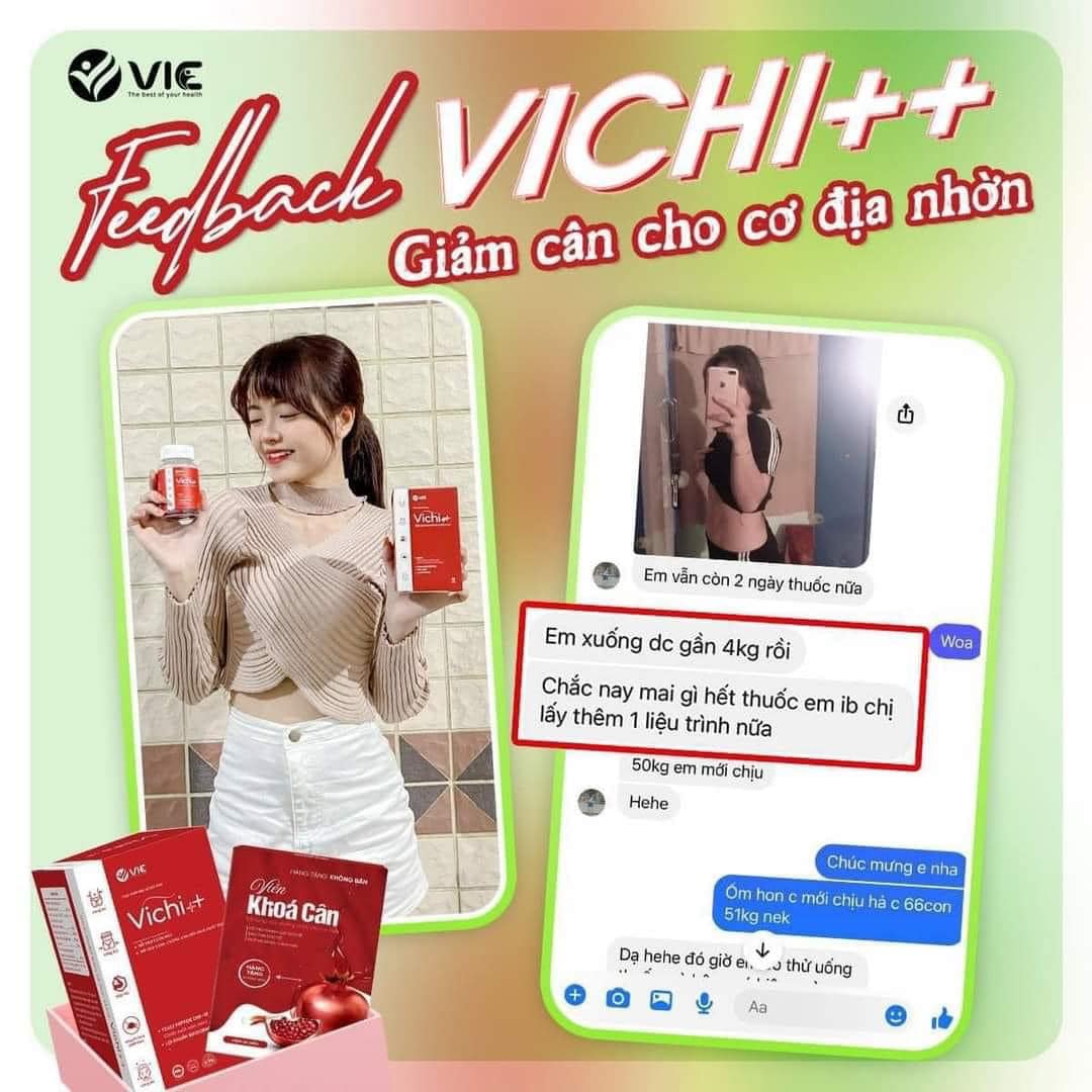 Vichi giảm cân dành cho cơ địa khó giảm 