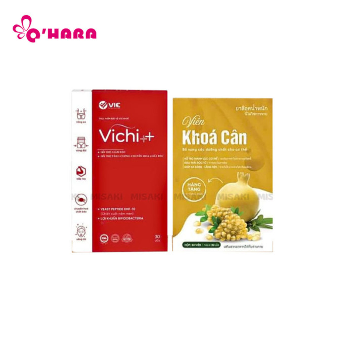 Giảm Cân Vichi Chính Hãng 2024 + Tặng Khóa Cân – Giảm Cân, Giảm Mỡ, Kiểm Soát Cân Nặng Hiệu Quả