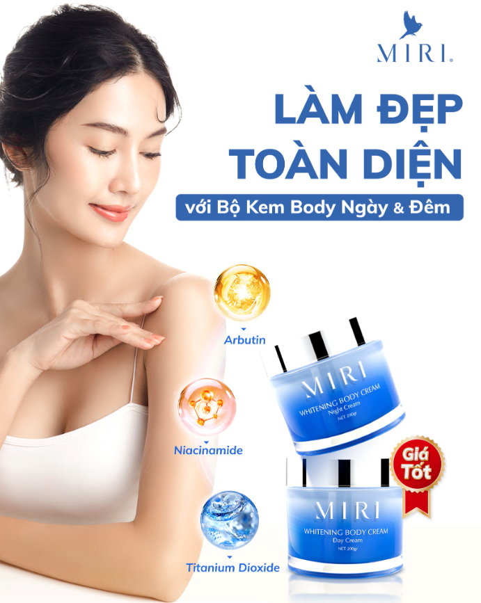 Kem Miri Whitening Body Cream – Night Cream
