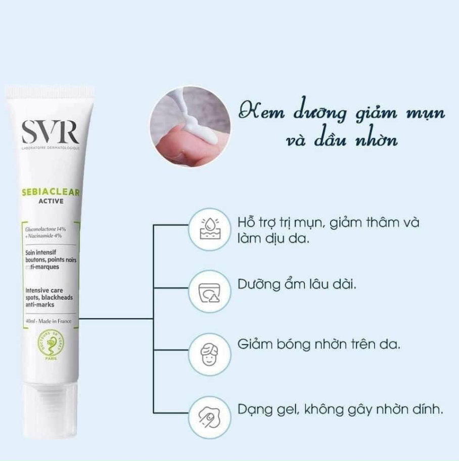 Thành phần có trong Kem chống nắng SVR Sebiaclear Crème SPF50+