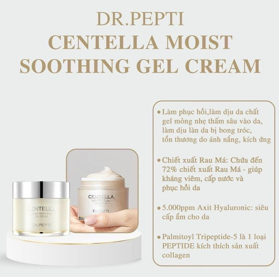 Kem Dưỡng Dr Pepti Centella