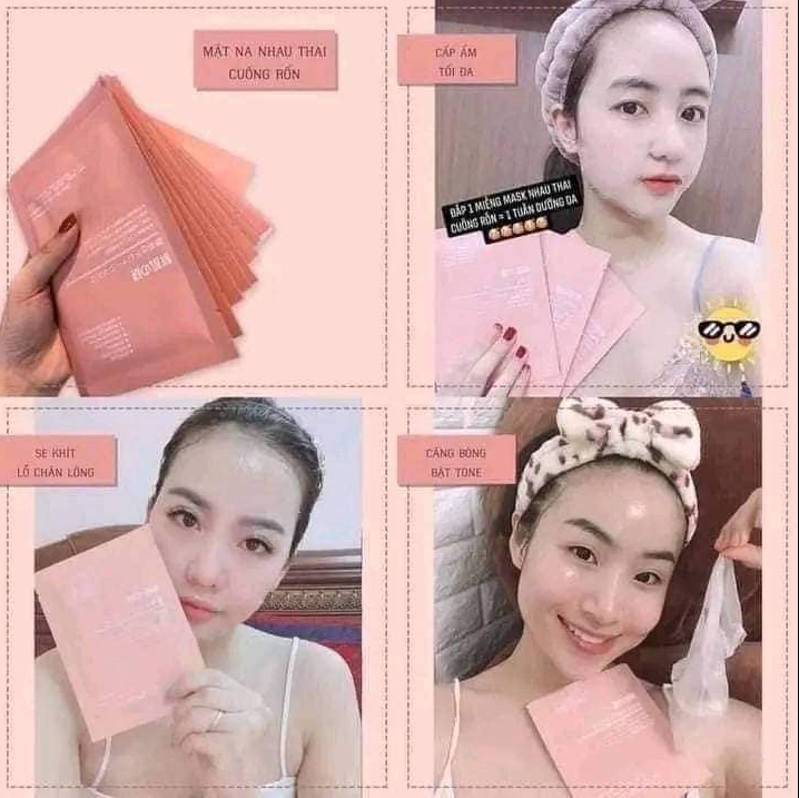 Cách sử dụng mặt nạ Nhật Bản nhau thai cừu
