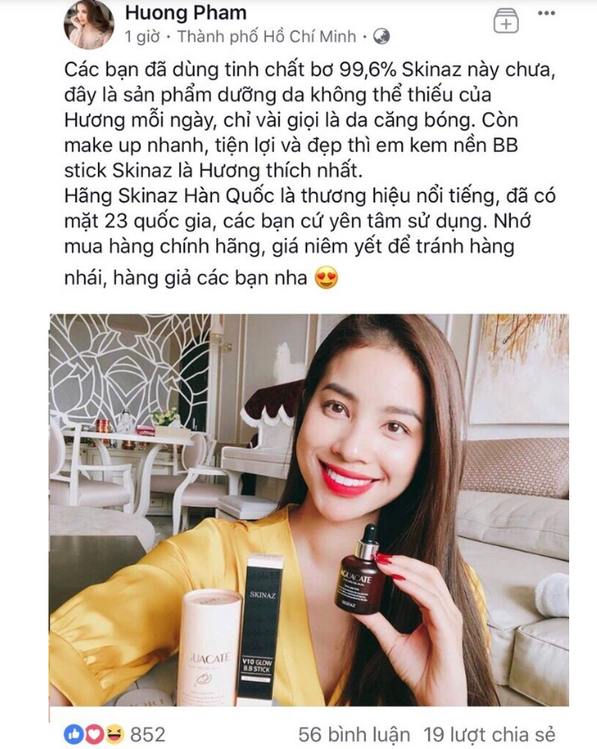 Review từ người nổi tiếng