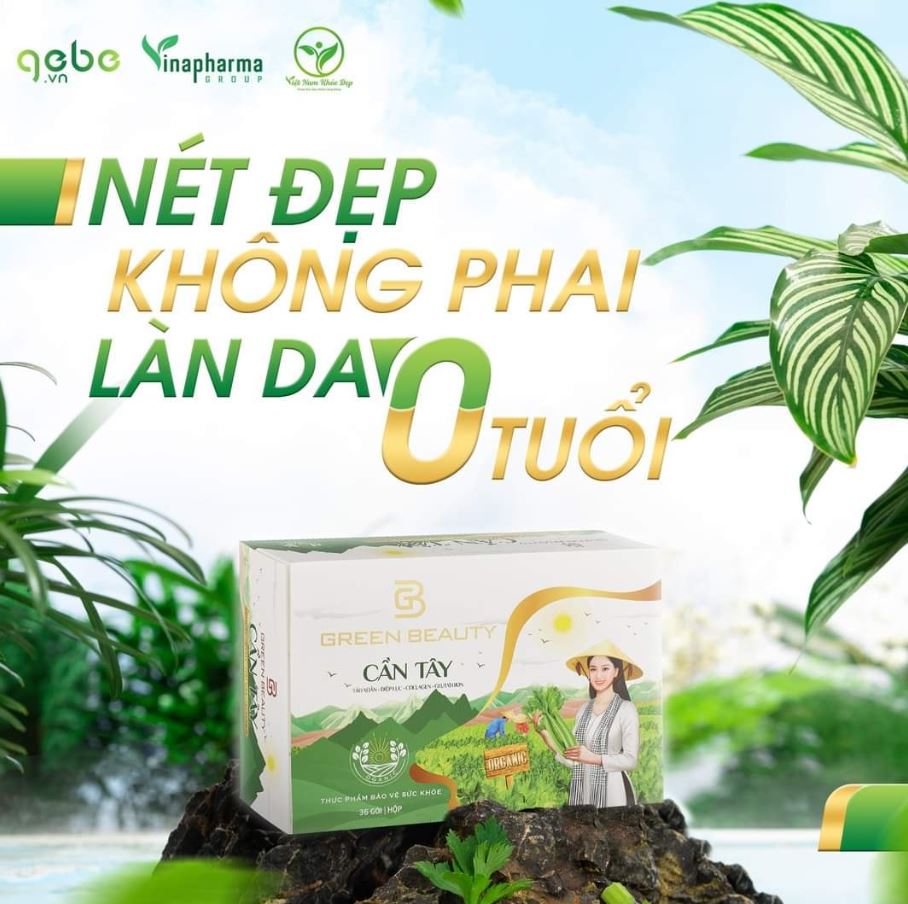 Nước ép tinh chất cần tây - Cần Tây Green Beauty l