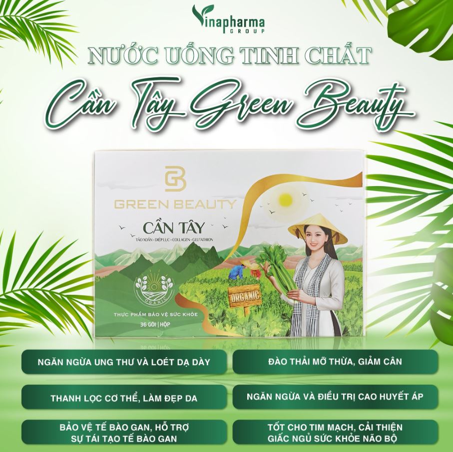Nước ép cần tây Green Beauty có những tác dụng