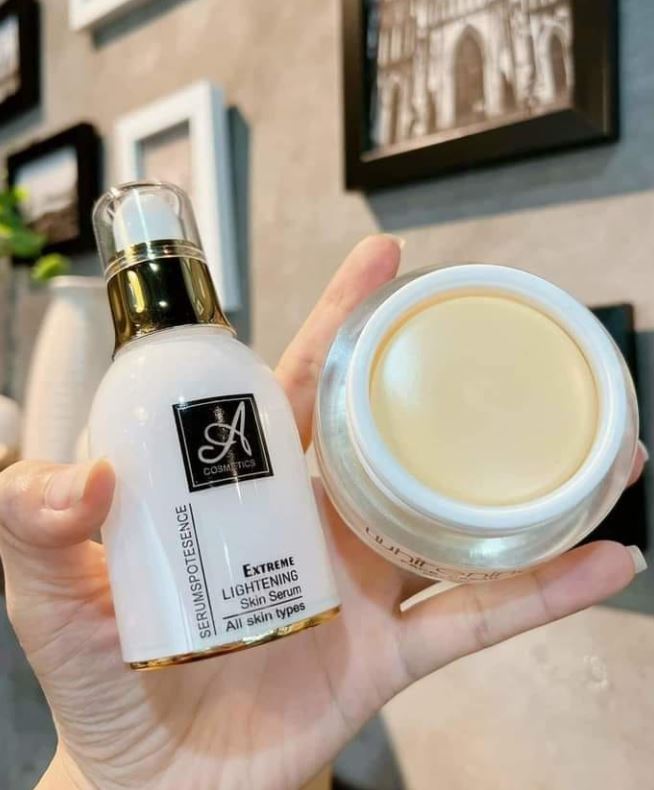 Combo Dưỡng Trắng Da Mặt A Cosmetics có tốt không