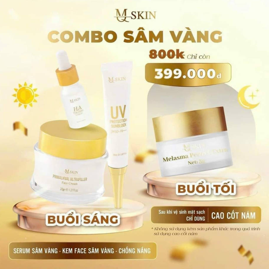 Combo Sâm Vàng Mq Skin chính hãng