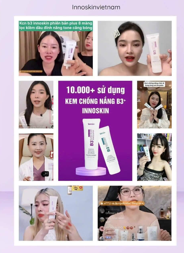 Review Kem Chống nắng B3 Innoskin