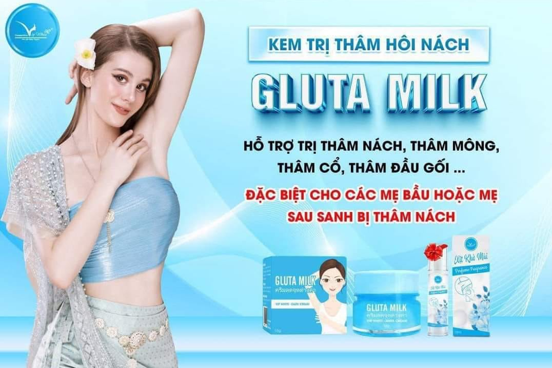 Kem Thâm Nách Gluta Milk Vip White
