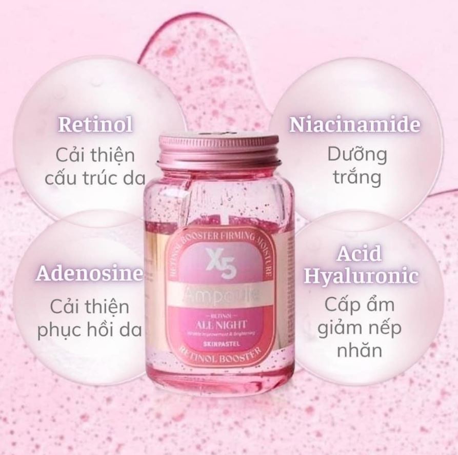 Mặt Nạ X5 Ampoule Tinh Chất Ủ Bóng Cấp Ẩm 250ml