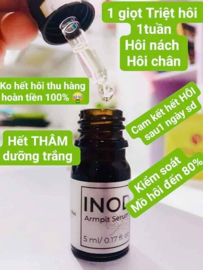 Serum INOD được sản xuất dưới dạng lọ nhỏ gọn rất tiện dụng