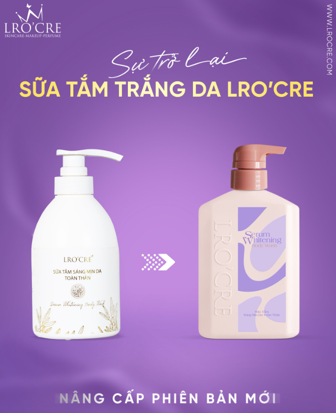Sữa Tắm Lrocre - Nuôi Trắng Da Toàn Thân