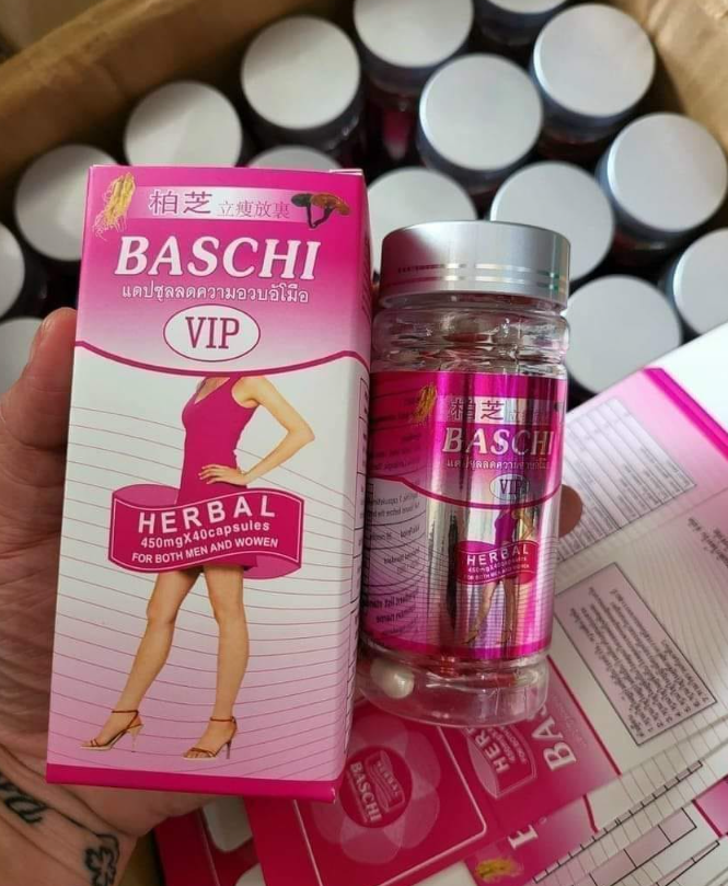 Công dụng giảm cân Baschi Hồng VIP Thái Lan