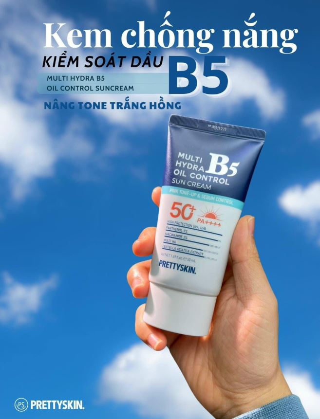 Kem chống nắng Multi Hydra B5 Oil Control Sun Cream