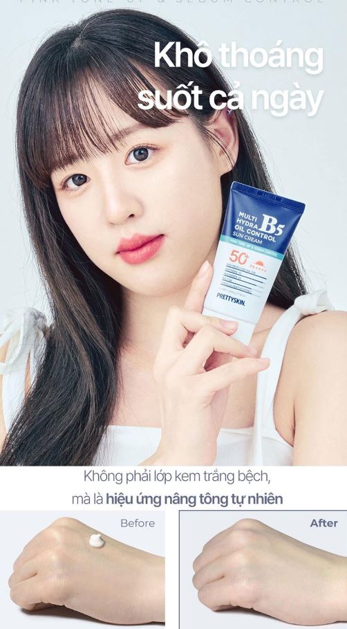 Kem chống nắng phổ rộng giúp bảo vệ da tối đa trước ánh nắng mặt trời và các tía UVA, UVB