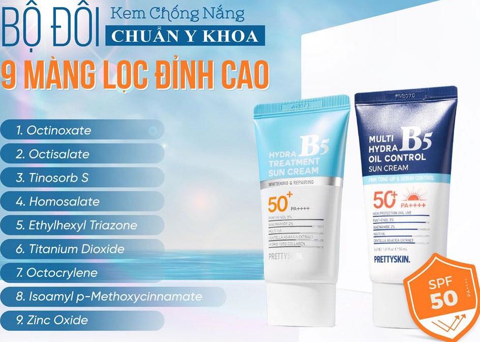 Kem Chống Nắng B5 Pretty Skin Multi Hydra Oil Control Có Tốt Không