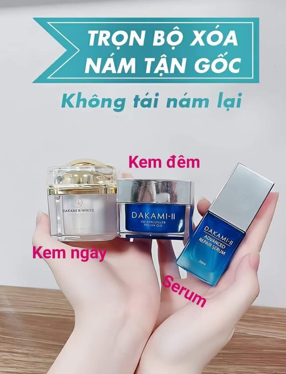 Kem mờ nám Dakami K-White được chiết xuất hoàn toàn từ thiên nhiên
