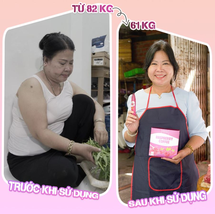 Cà phê giảm cân mâm xôi hiệu quả an toàn