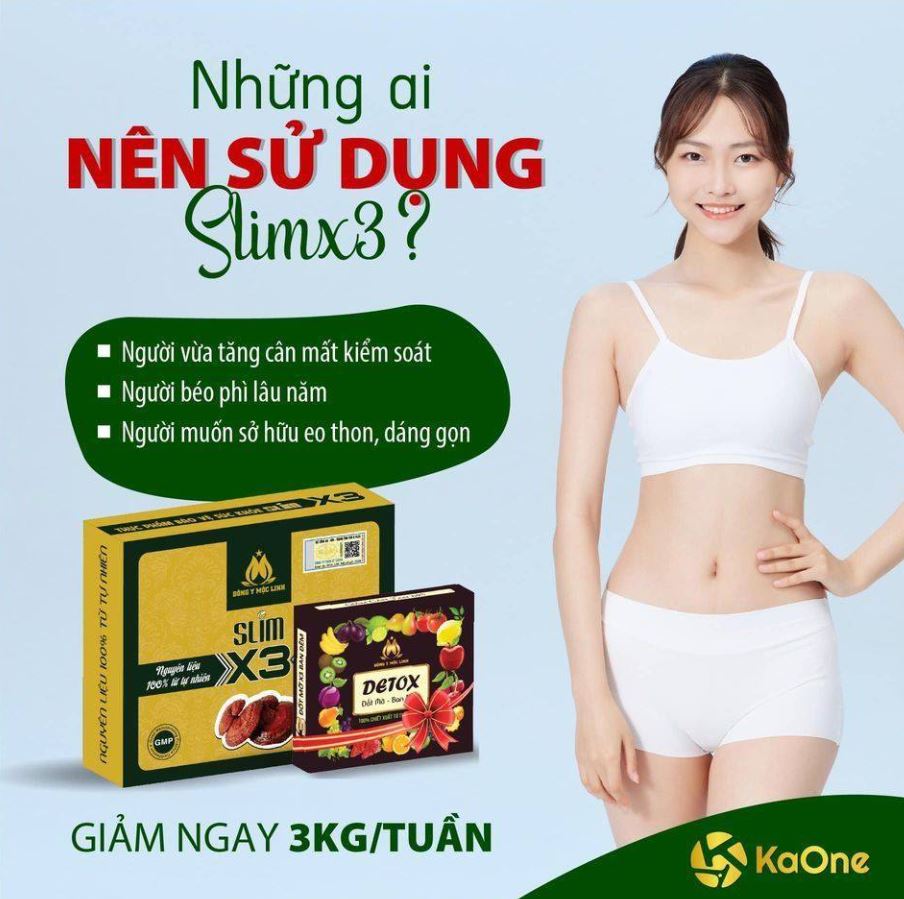 Vì sao nên chọn Giảm Cân Slim X3