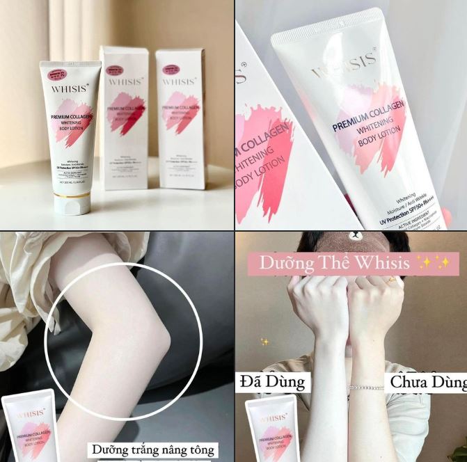Kem Body Whisis WHISIS Premium Collagen Whitening Body Lotion