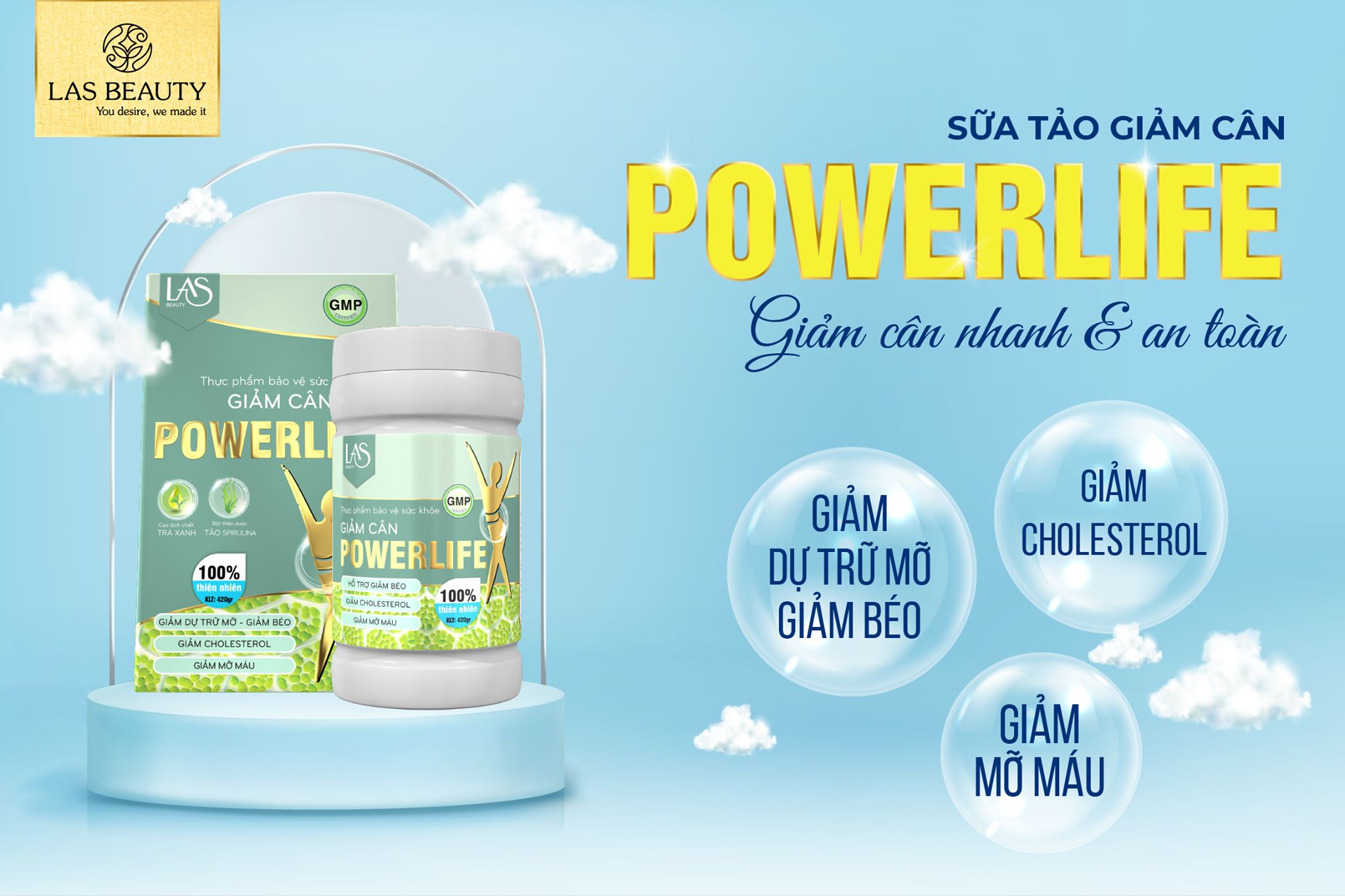 Công Dụng Tuyệt Vời của Sữa Tảo Powerlife Las Beauty