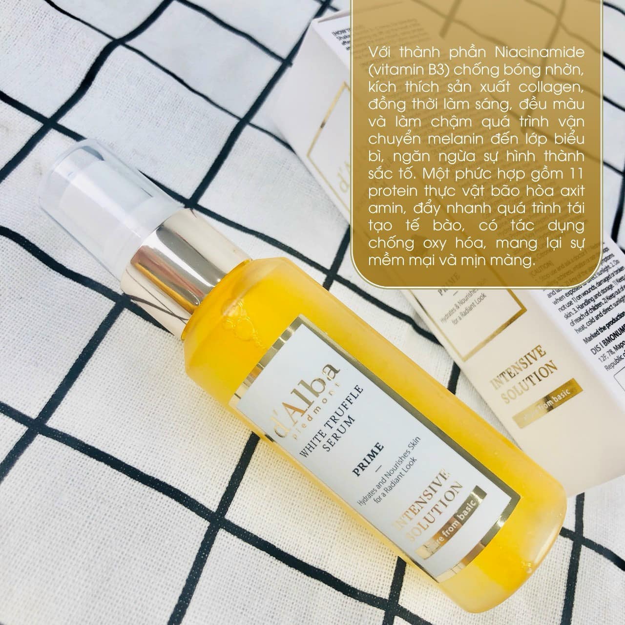 Serum Dạng Xịt D Alba White Truffle Thành phần giàu dưỡng chất