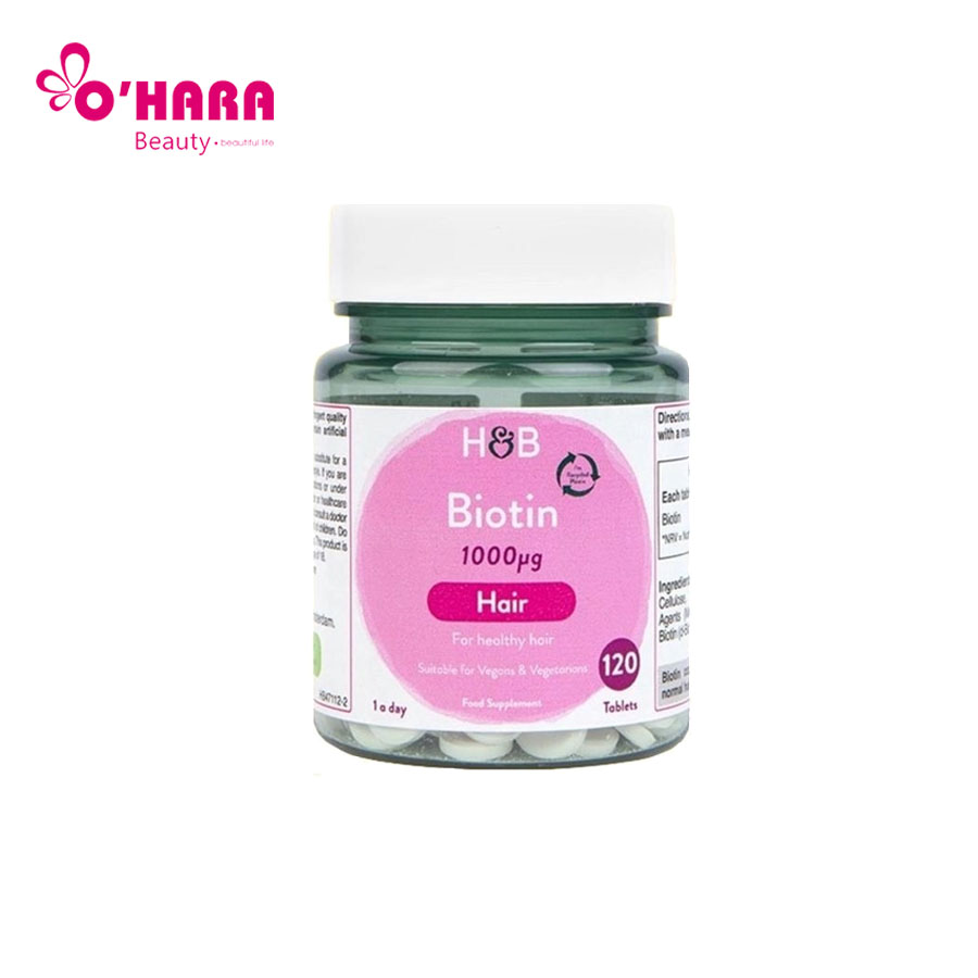 Viên Uống Mọc Tóc Biotin H&B Biotin Hỗ Trợ Mọc Tóc