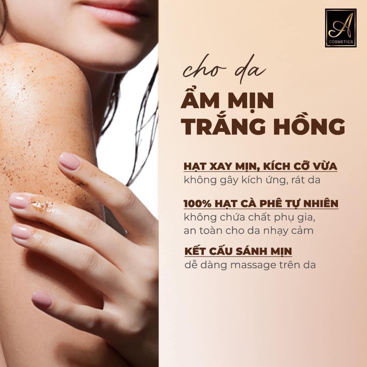 Thoa một lượng vừa đủ lên da ướt
